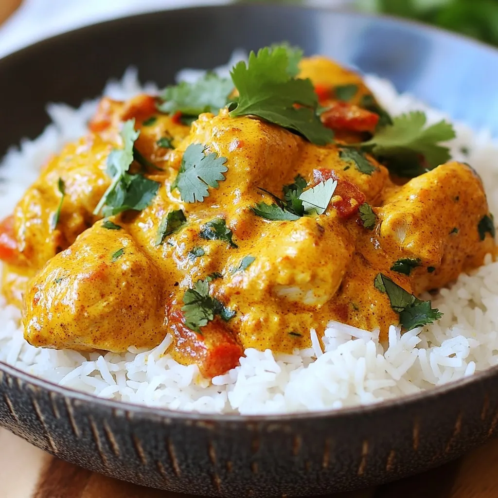 Crockpot Coconut Chicken Tikka Masala Flavors Unleashed