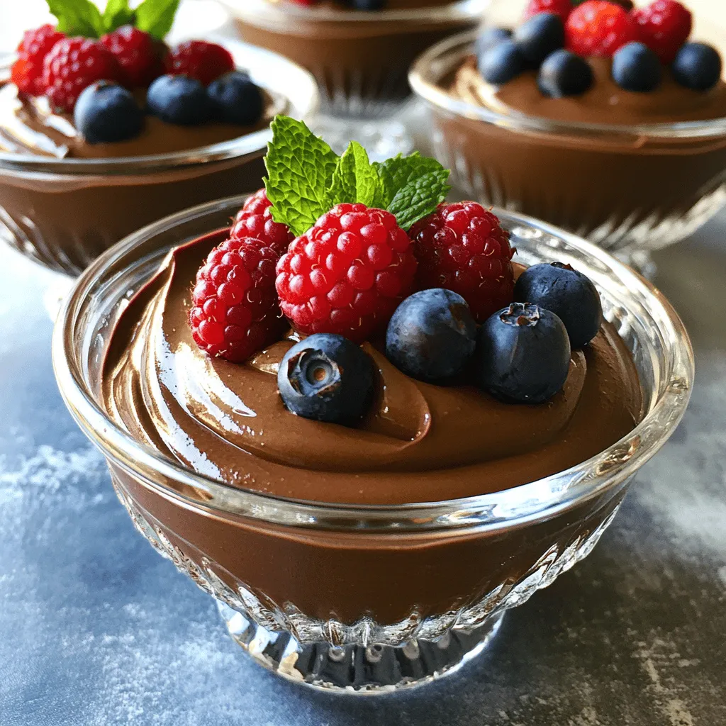 Chocolate Avocado Mousse Rich and Creamy Delight