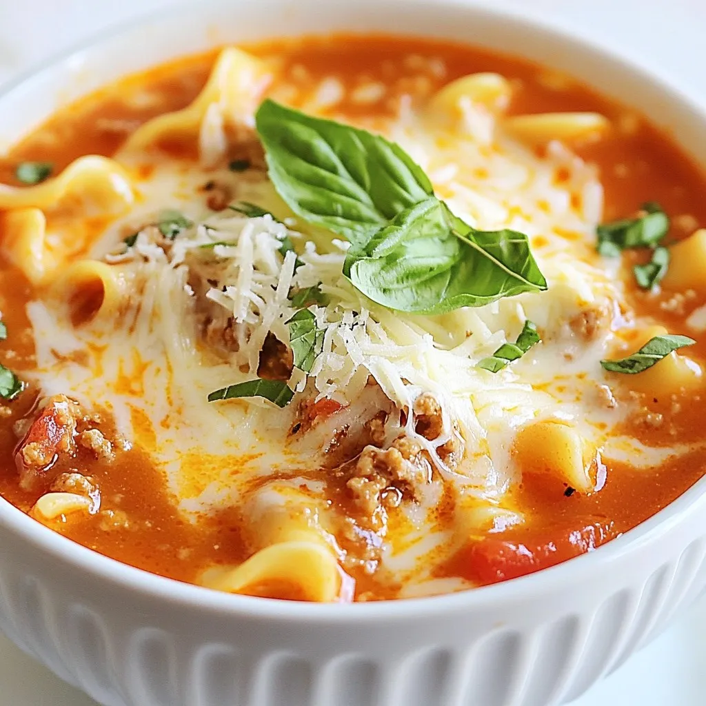 Cozy Creamy Lasagna Soup Simple and Hearty Recipe