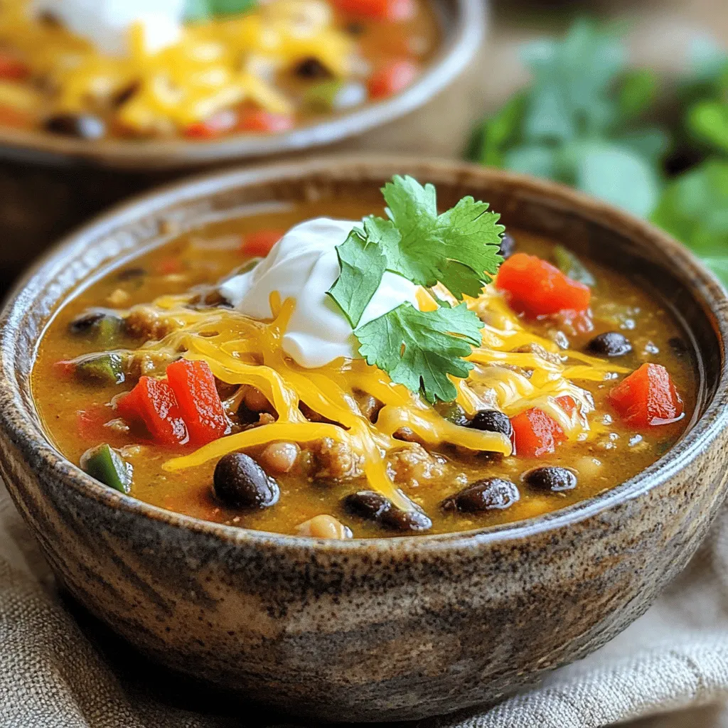 Easy Taco Soup Quick and Flavorful Weeknight Meal