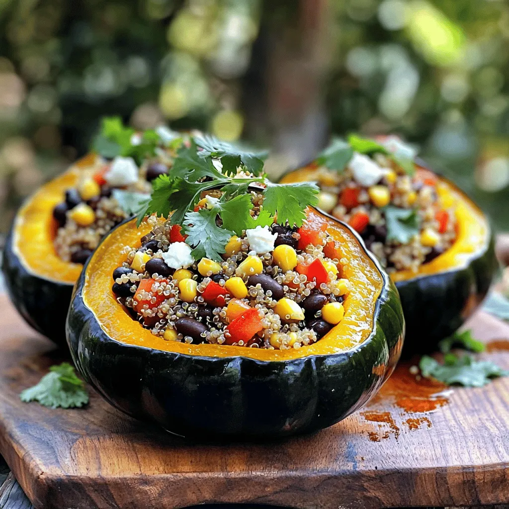Stuffed Acorn Squash with Quinoa Flavorful Delight