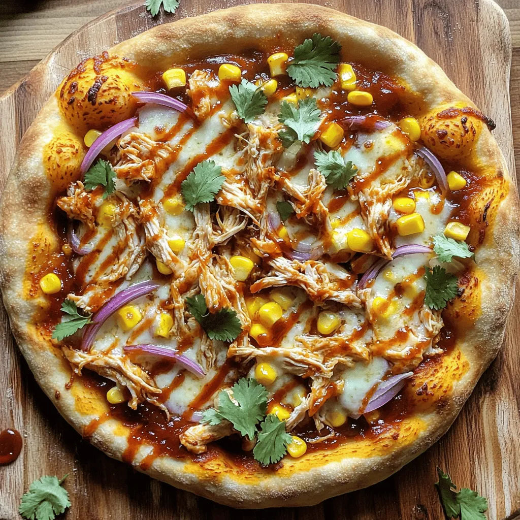 BBQ Chicken Pizza Bursting with Flavorful Goodness