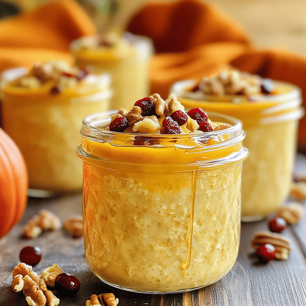 Pumpkin Spice Overnight Oats Tasty and Nutritious Dish