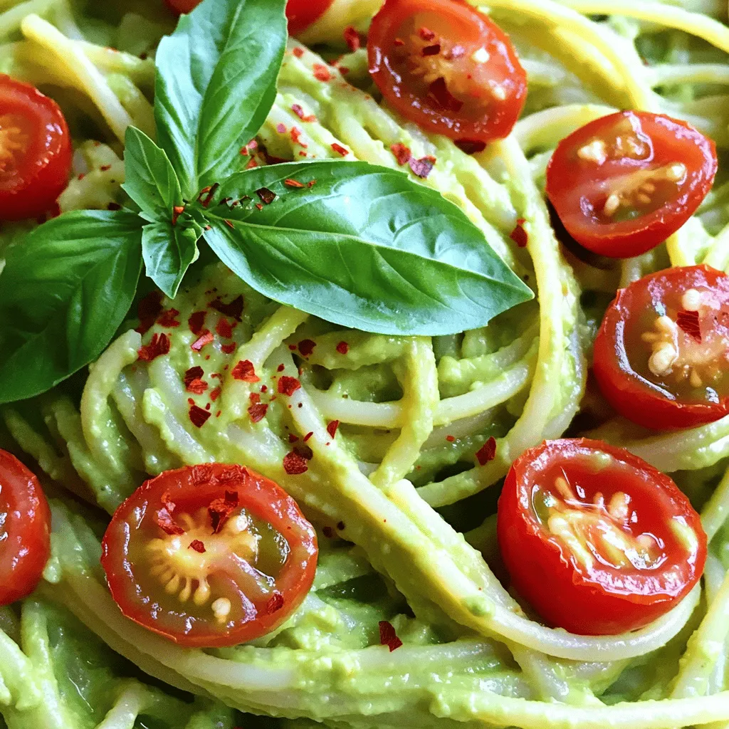 Creamy Avocado Pasta Quick and Flavorful Recipe