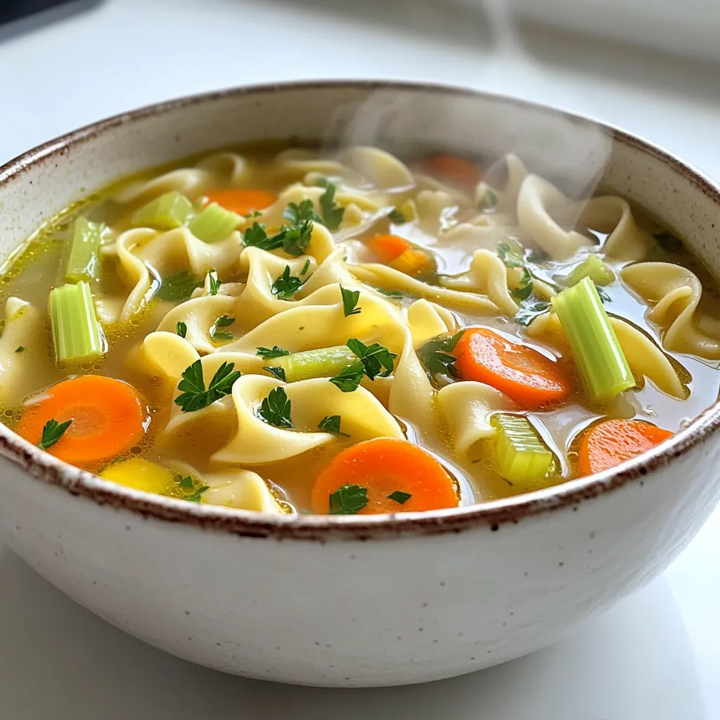 Classic Chicken Noodle Soup Simple and Cozy Recipe