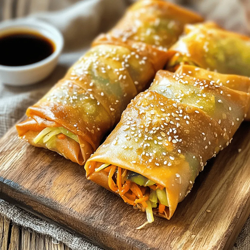 Air Fryer Veggie Spring Rolls Crispy and Delicious Snack