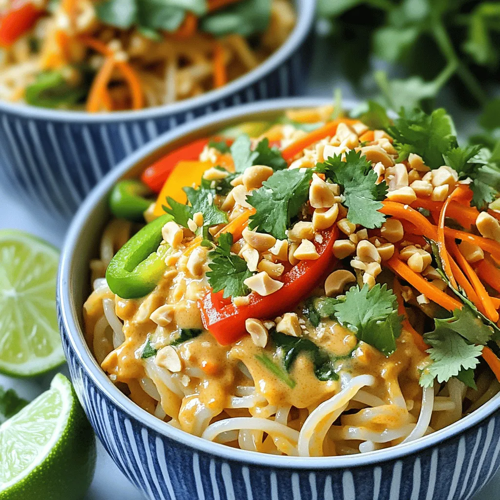 Spicy Peanut Noodle Bowls Flavorful and Easy Recipe