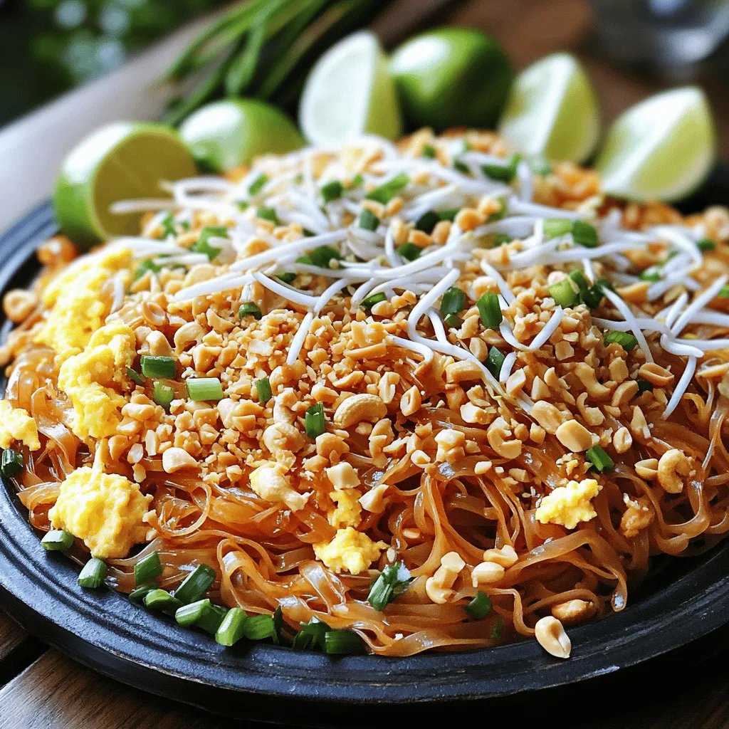 Pad Thai Noodles Simple and Flavorful Delight