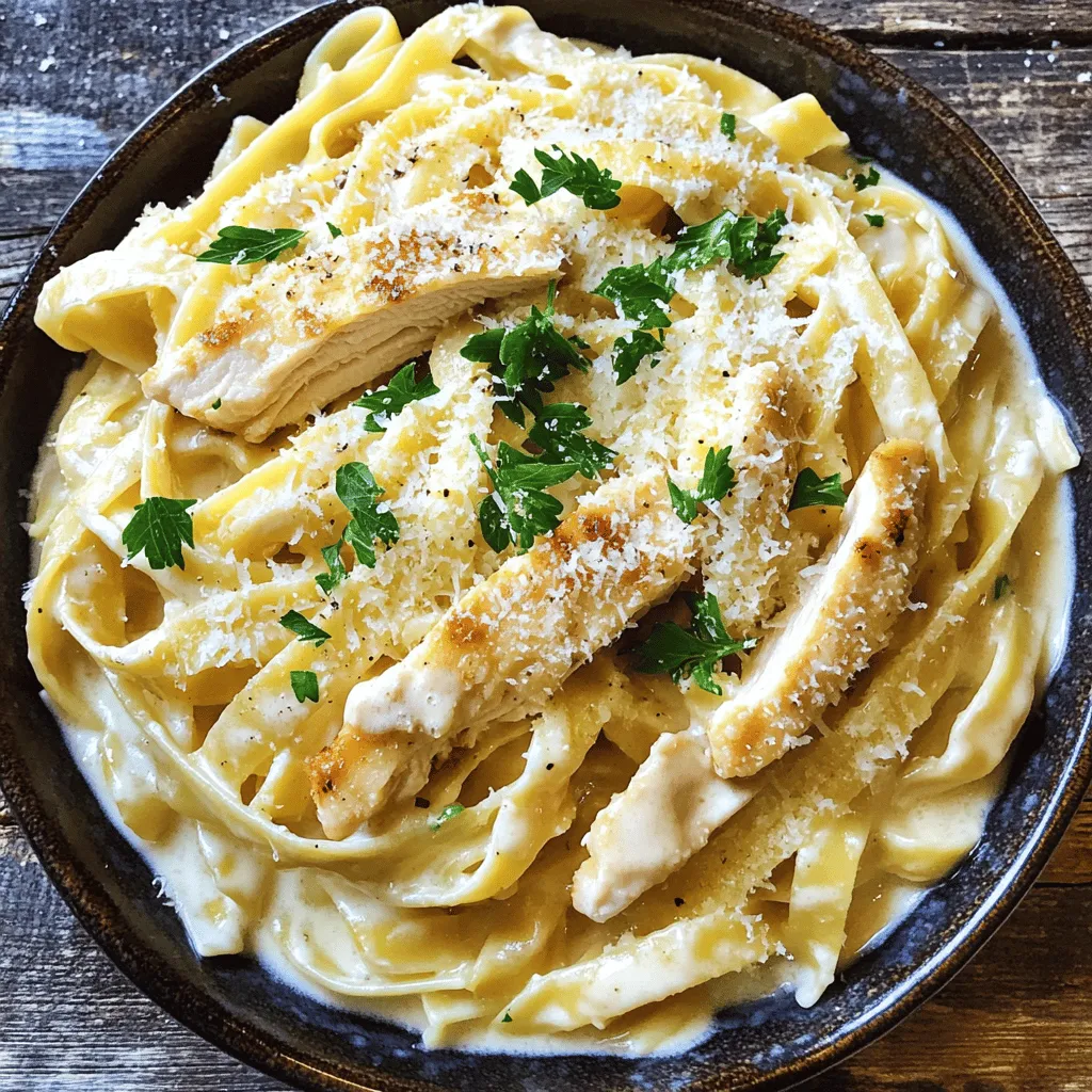 Easy Chicken Alfredo Pasta Flavorful and Quick Meal