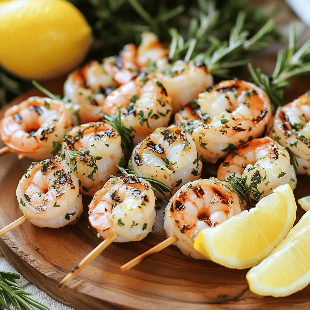 Garlic Herb Grilled Shrimp Flavorful Skewers Recipe
