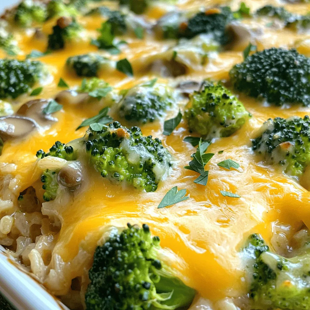 Cheesy Broccoli Rice Casserole Comforting and Easy Meal