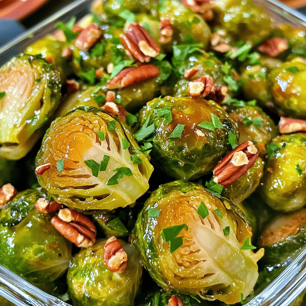 Maple Dijon Roasted Brussels Sprouts Flavorful Dish