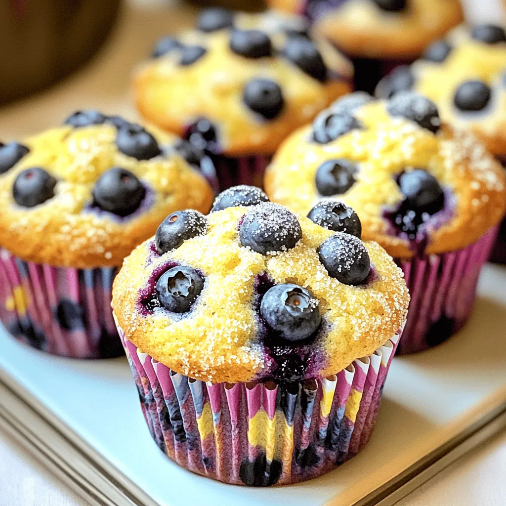Lemon Blueberry Muffins Simple and Delicious Treat