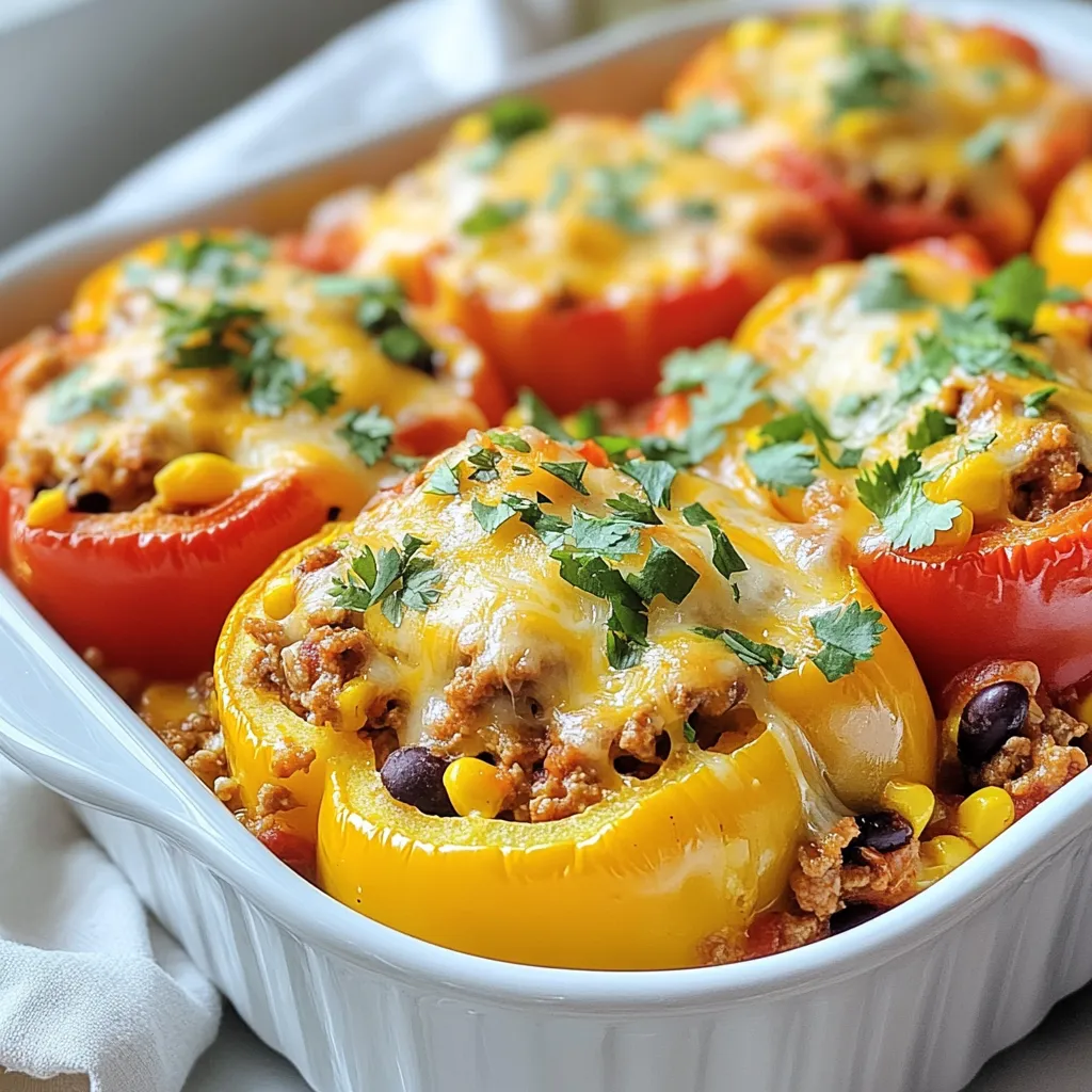 Stuffed Pepper Casserole Flavorful Family Delight
