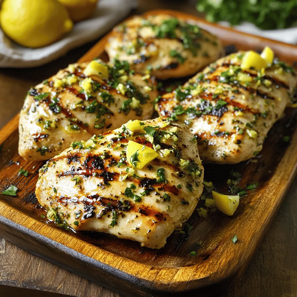 Lemon Garlic Herb Grilled Chicken Simple and Tasty