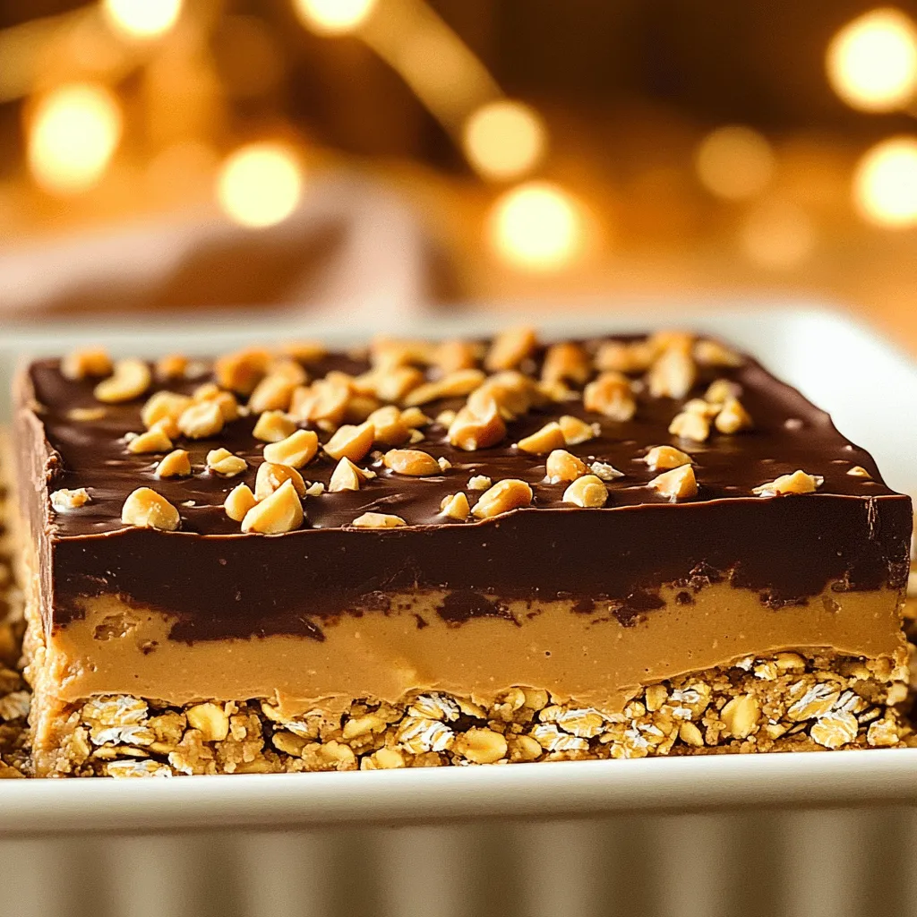 No Bake Peanut Butter Chocolate Bars Simple Delight