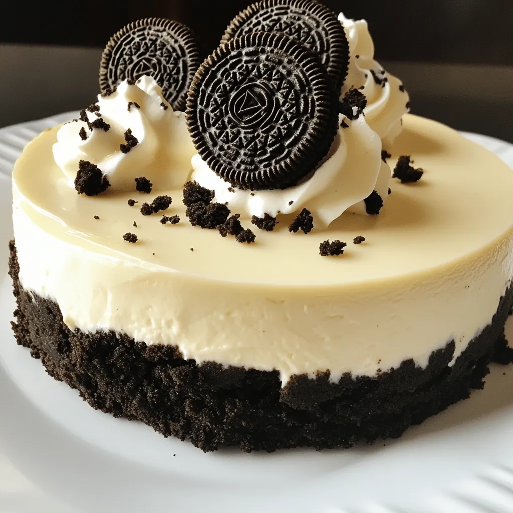 No-Bake Oreo Cheesecake Easy and Delicious Dessert