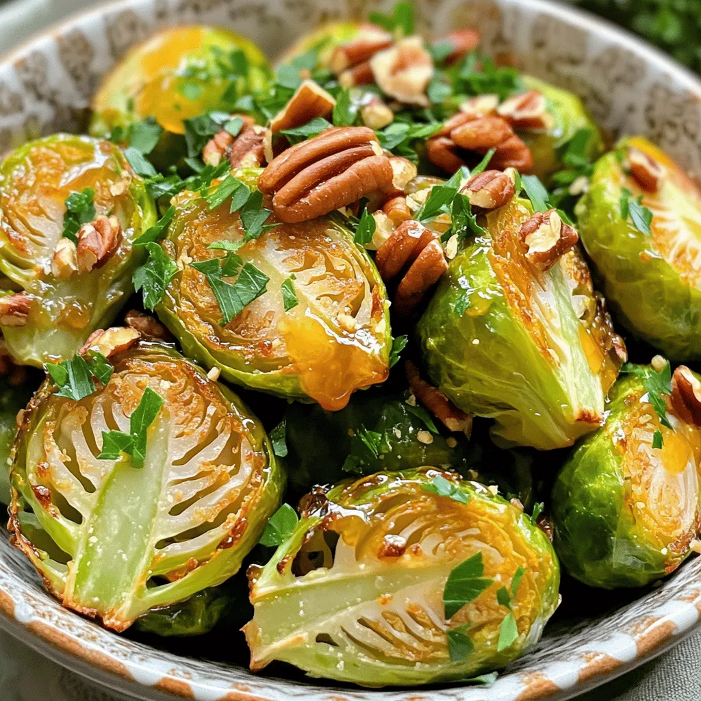 Maple Glazed Brussels Sprouts Tasty Side Dish Recipe