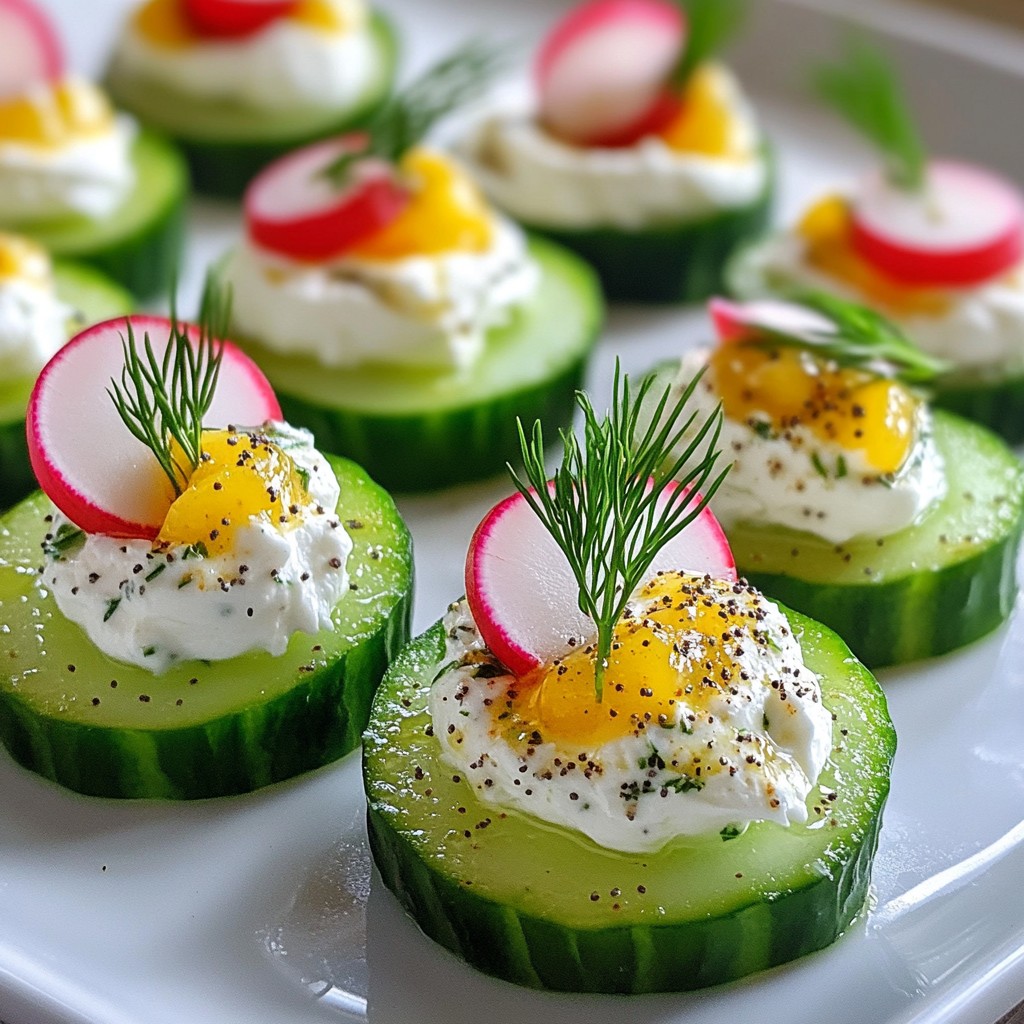 Everything Bagel Cucumber Bites Fresh and Crunchy Snack