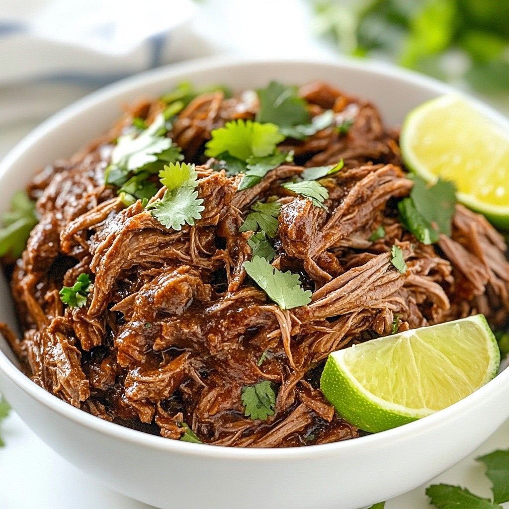 Chipotle Copycat Barbacoa Beef Flavorful & Easy Recipe