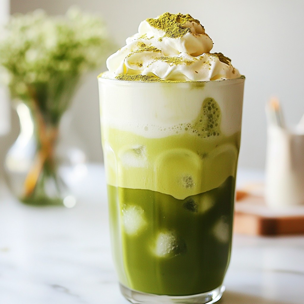 Iced Starbucks Matcha Green Tea Latte Easy Recipe