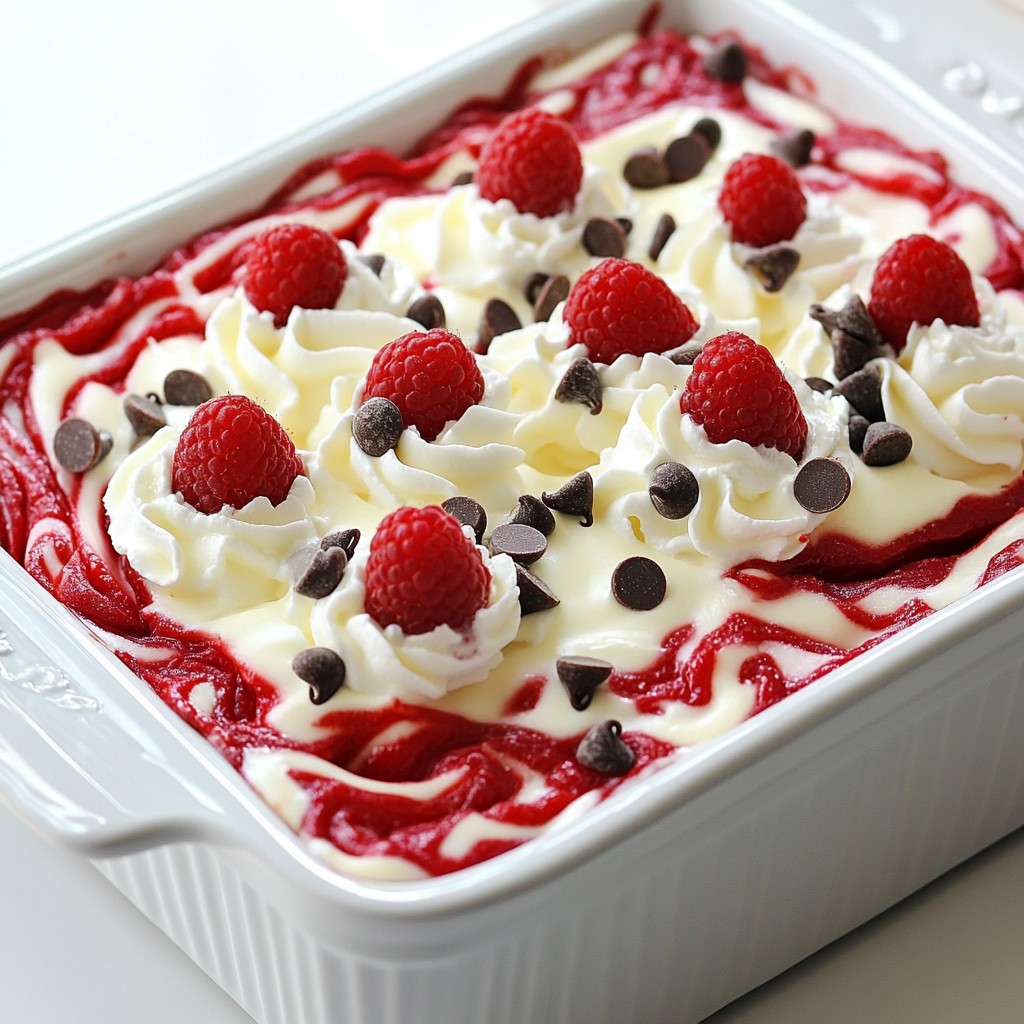 Red Velvet Cheesecake Dump Cake Delightful Recipe