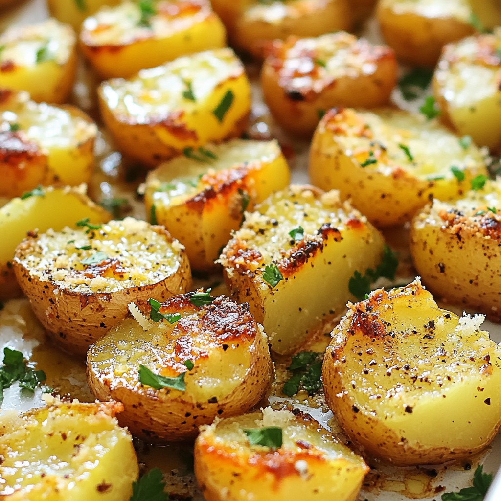 Garlic Parmesan Roasted Red Potatoes Flavorful Delight