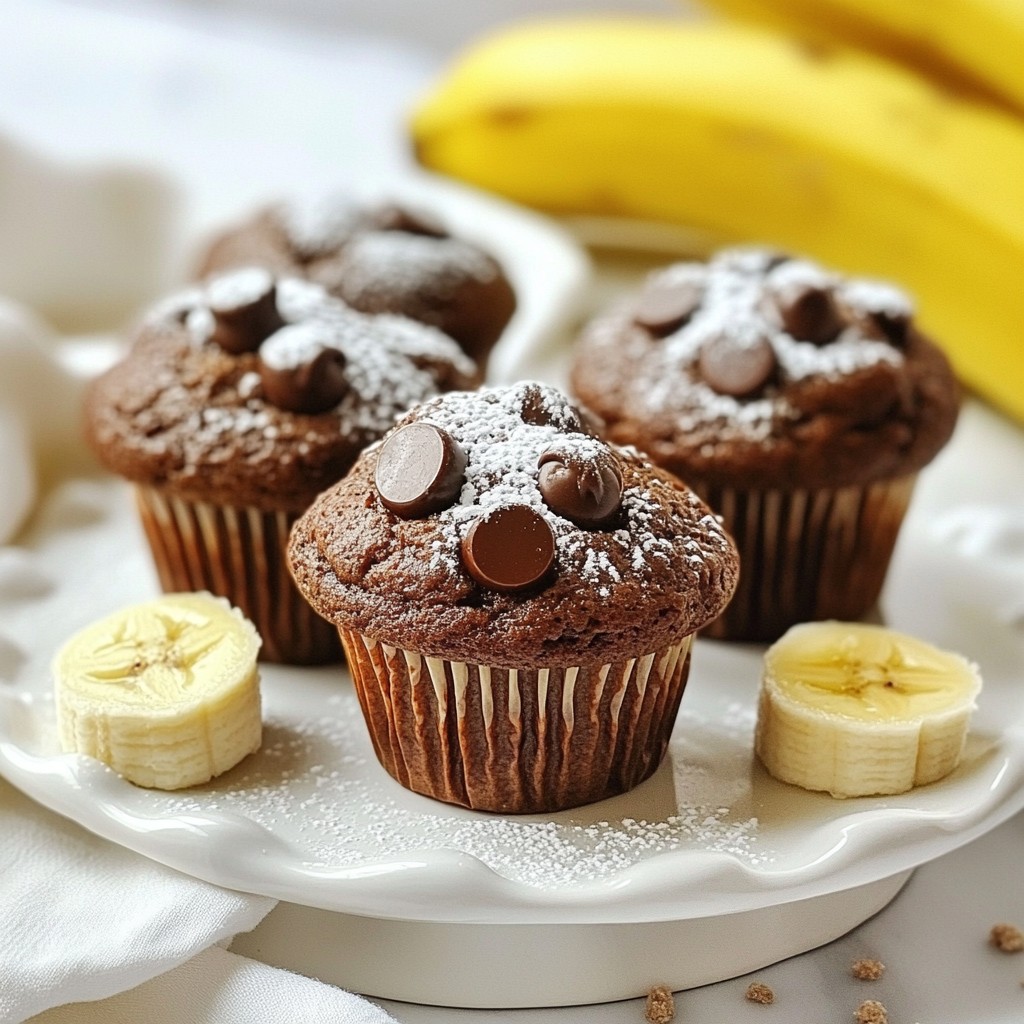 Chocolate Chip Banana Bread Muffins Delightful Snack