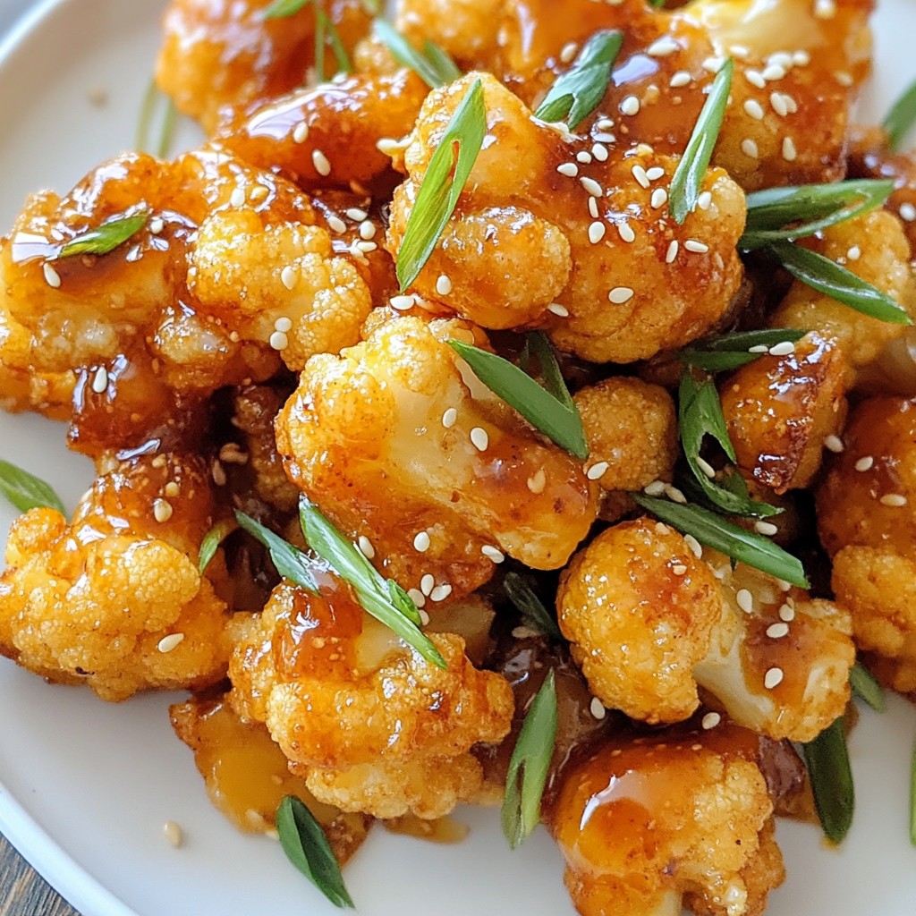 Crispy Honey Chili Cauliflower Flavor-Packed Delight