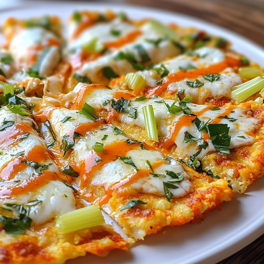 Cauliflower Buffalo Pizza Irresistible Flavor Packed Dish