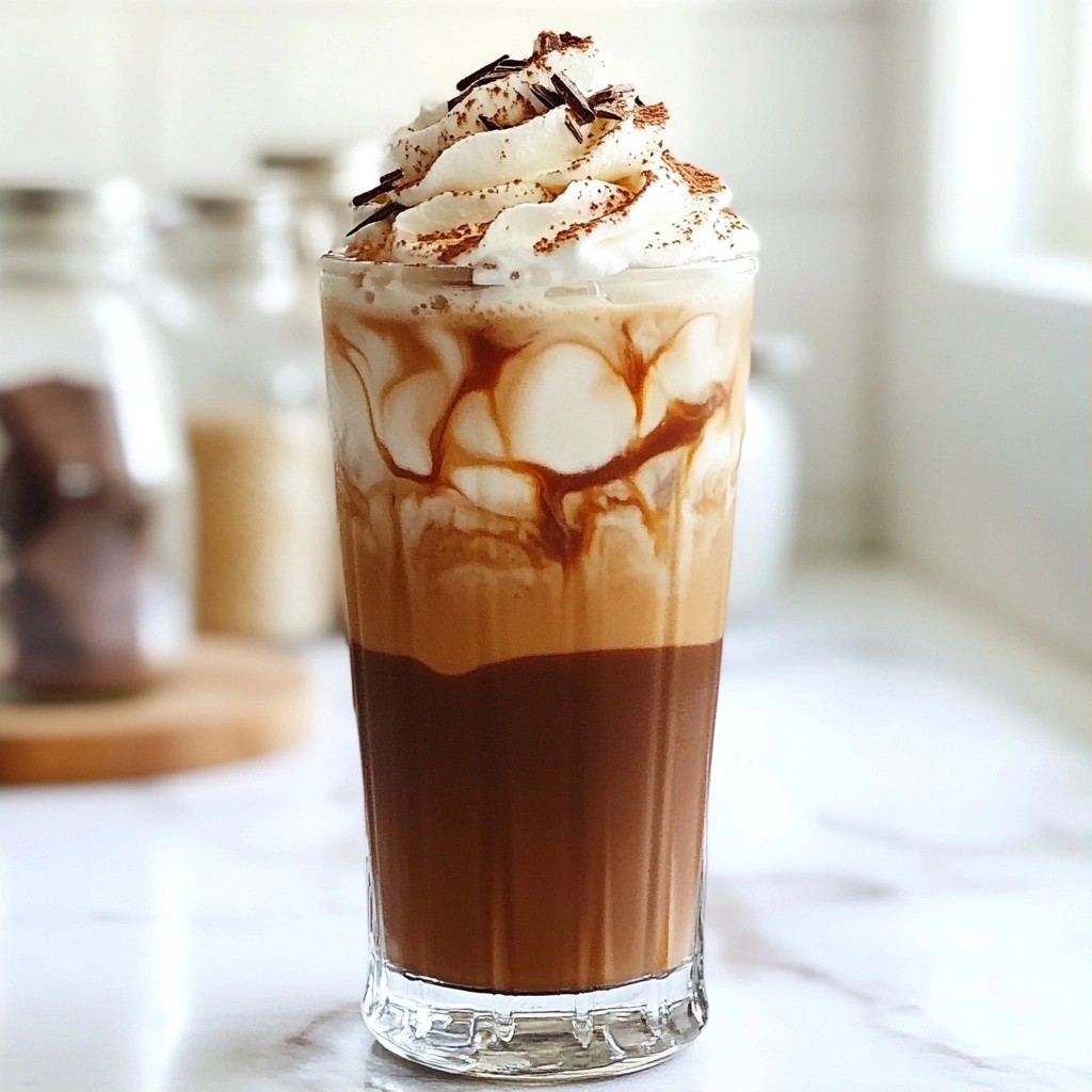 Refreshing Copycat Starbucks Iced Chocolate Almond Milk