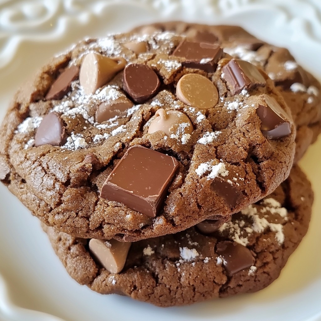 Triple Chocolate Fudge Cookies Irresistibly Rich Treat