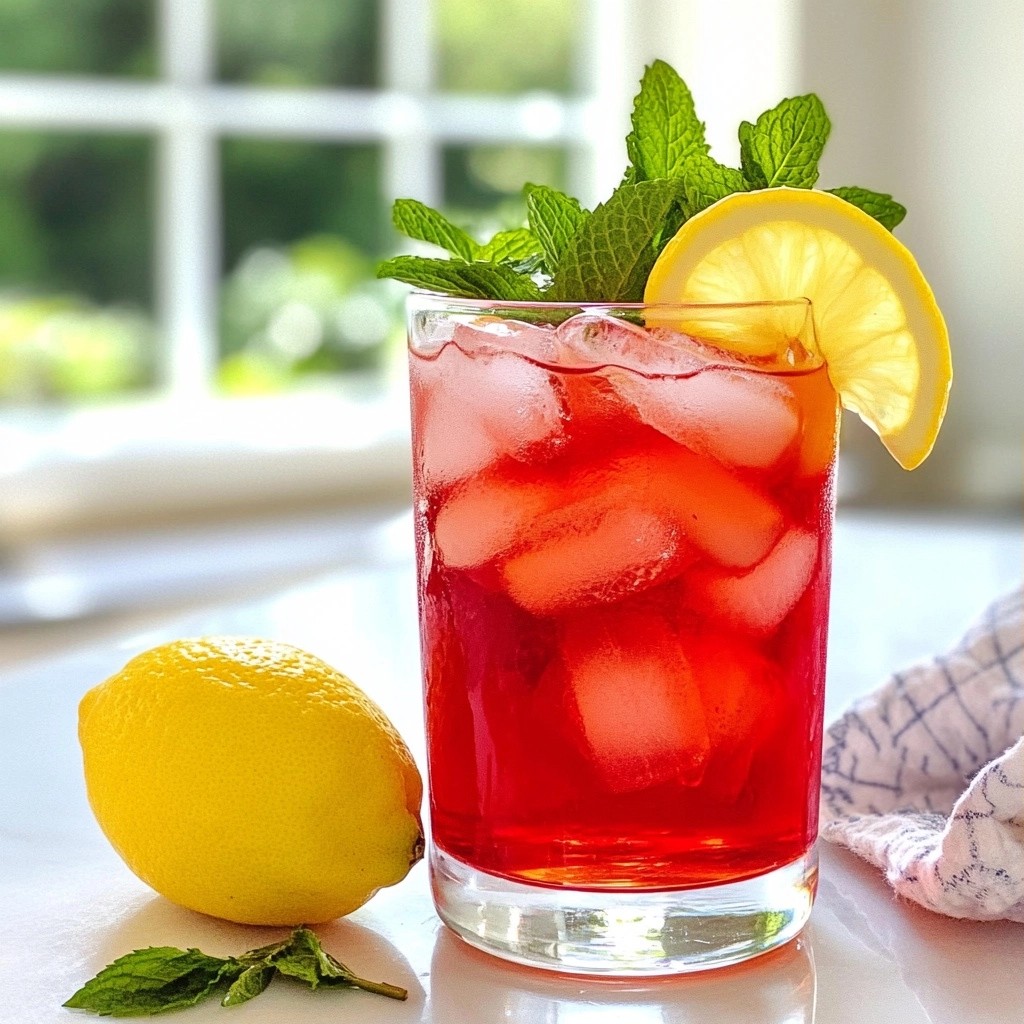 Refreshing Copycat Starbucks Hibiscus Lemon Tea Recipe