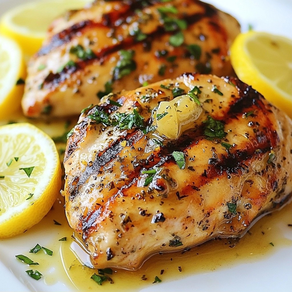 Juicy Restaurant-Style Lemon Garlic Herb Chicken Delight