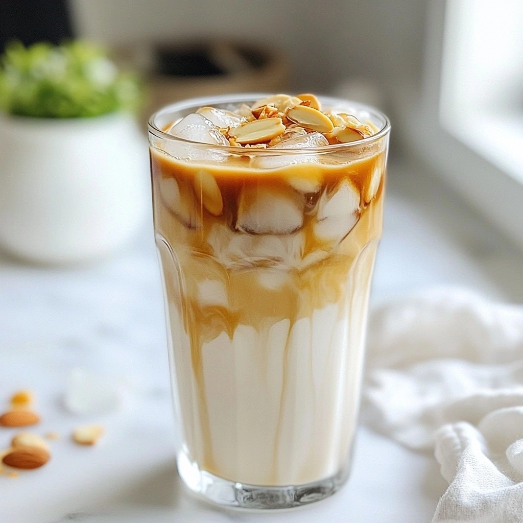 Smooth Copycat Starbucks Iced Honey Almondmilk Flat White