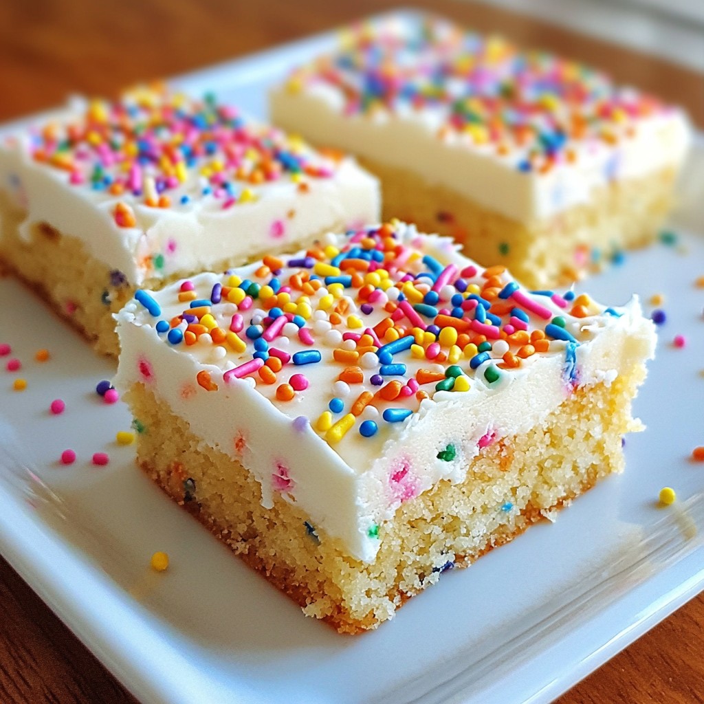 Funfetti Sugar Cookie Bars Easy and Tasty Recipe
