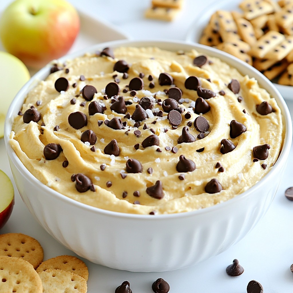 Chocolate Chip Cookie Dough Dip Delightful Treat