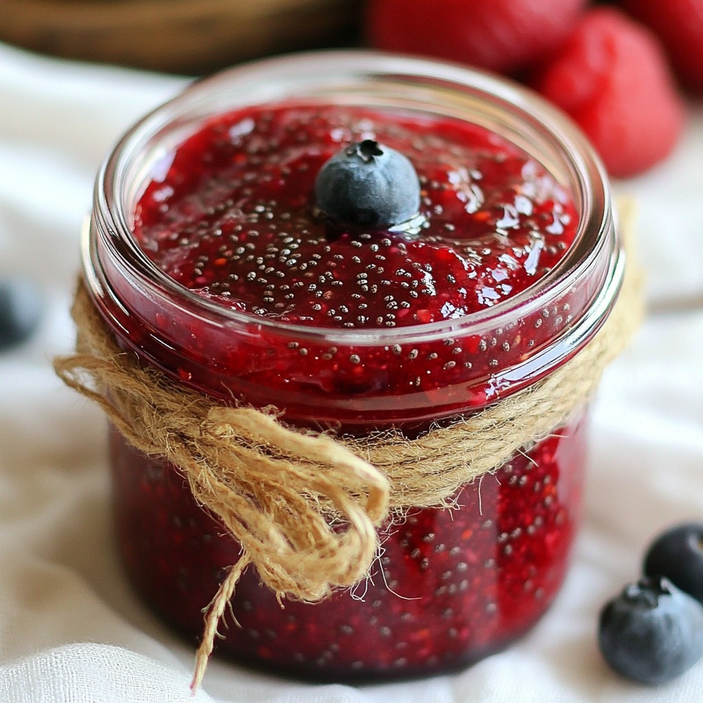 Triple Berry Chia Seed Jam Tasty and Simple Recipe