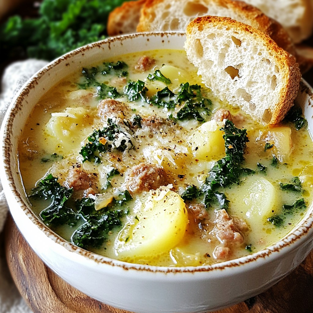 Creamy Copycat Olive Garden Zuppa Toscana Delight