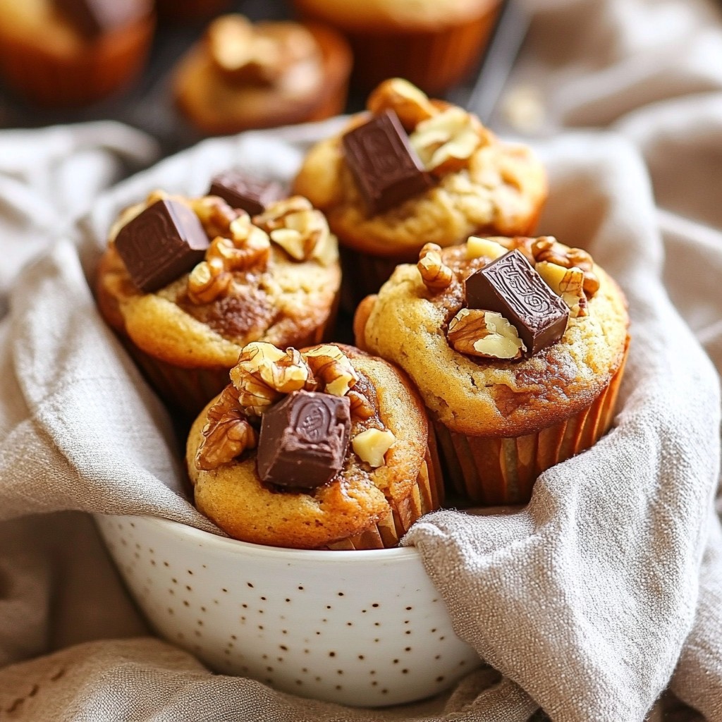 One-Bowl Banana Nut Muffins Easy and Tasty Recipe