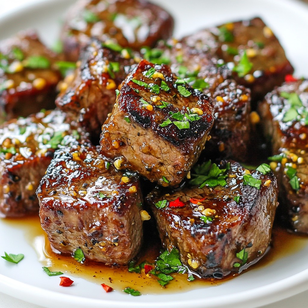 Honey Garlic Butter Steak Bites Simple and Tasty Recipe