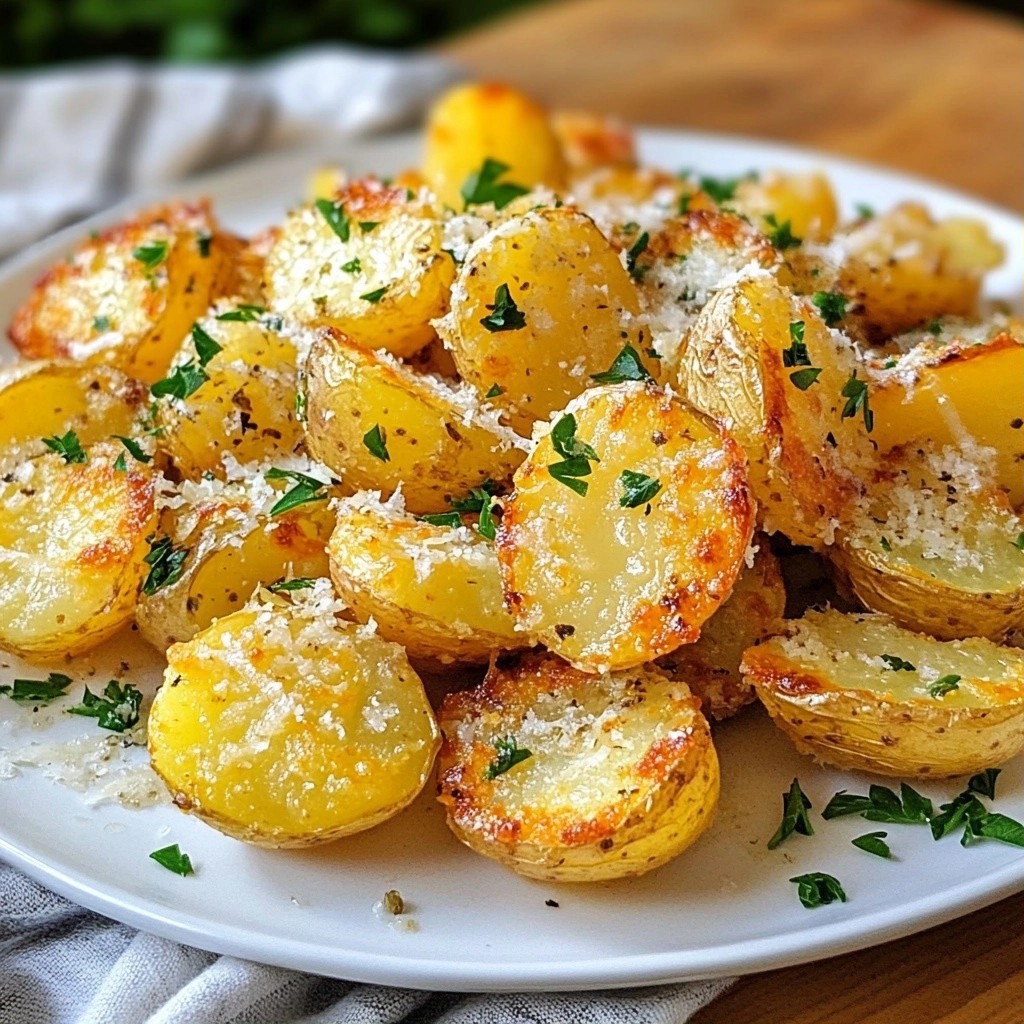 Savory Copycat Olive Garden Parmesan Roasted Potatoes