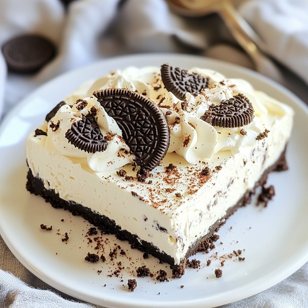 No Bake Oreo Cheesecake Simple and Delicious Treat