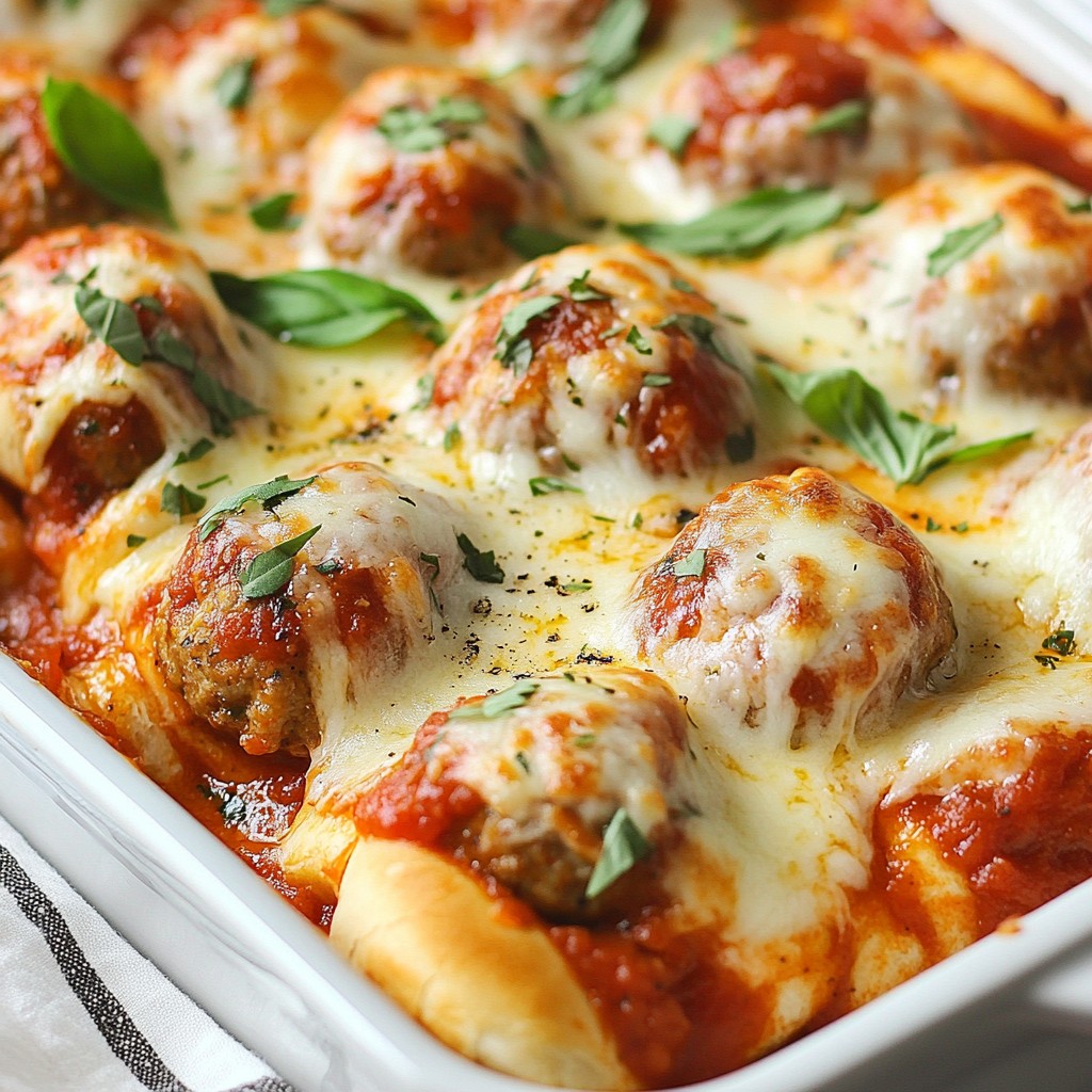 Italian Meatball Sub Casserole Flavorful Family Dish