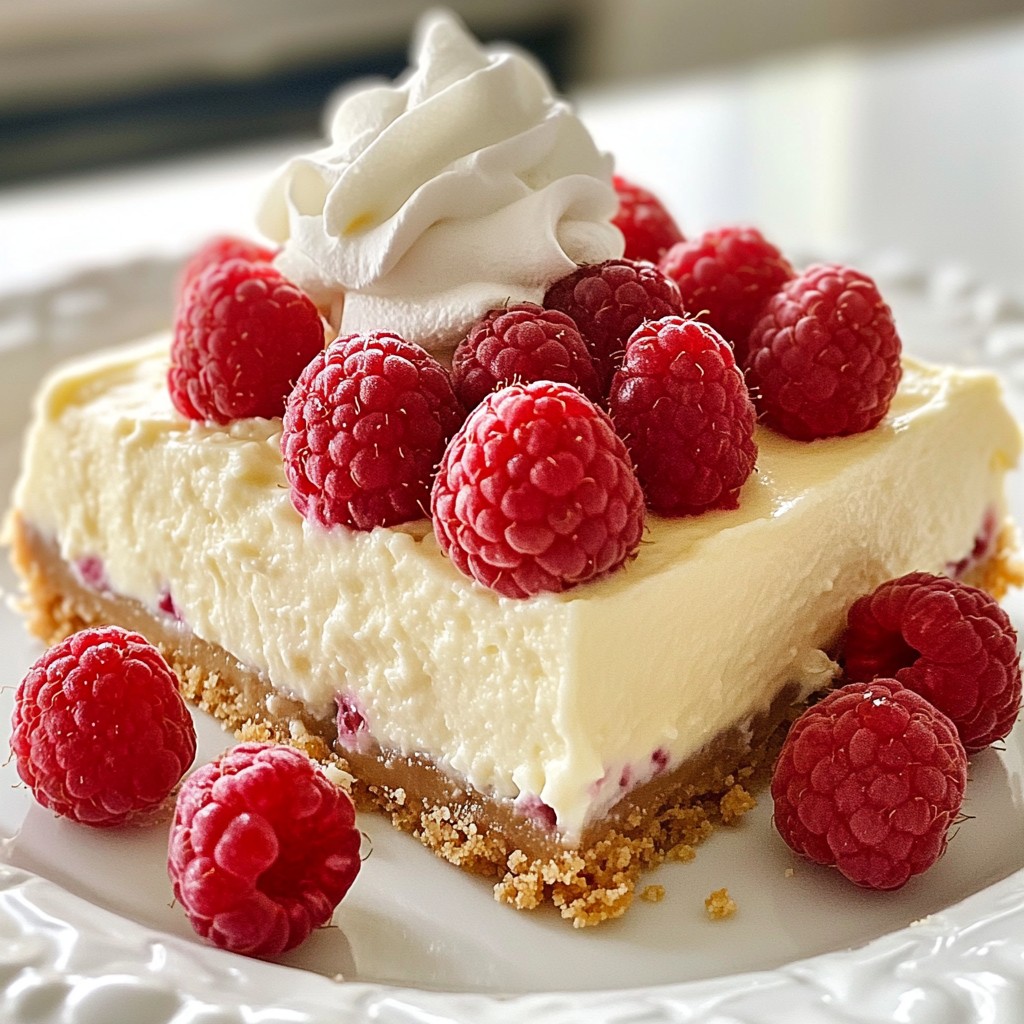 Irresistible White Chocolate Raspberry Cheesecake Delight