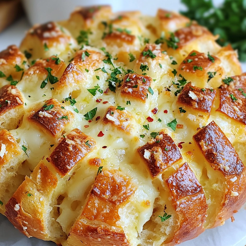Cheesy Garlic Pull-Apart Bread Irresistible Recipe