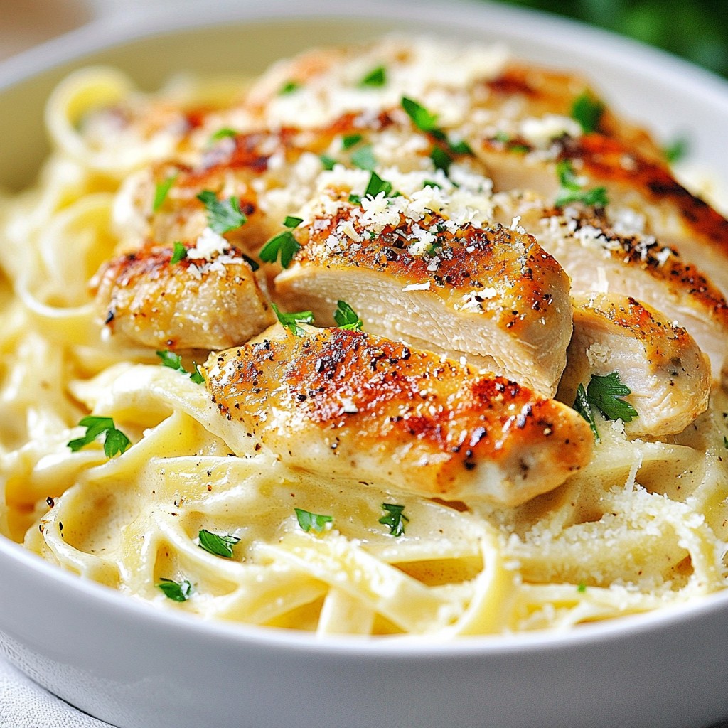 Savory Olive Garden Chicken Alfredo Easy Dinner Recipe