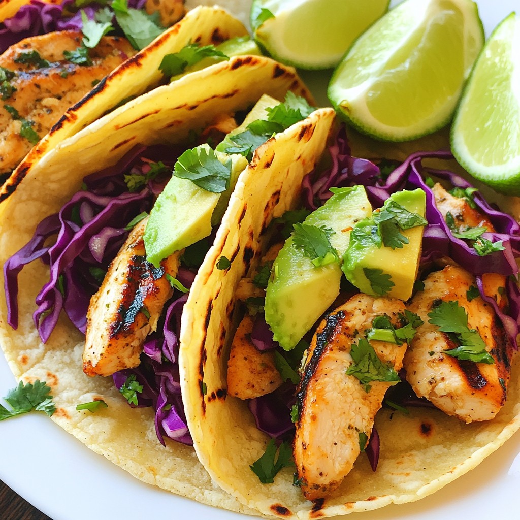 Cilantro Lime Chicken Tacos Flavorful and Fun Dish