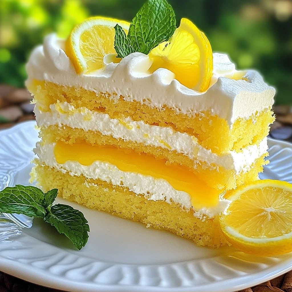 Decadent Copycat Olive Garden Lemon Crème Cake Recipe
