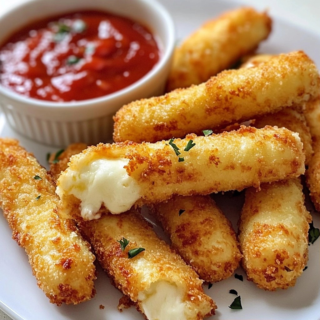 Cheesy Copycat Olive Garden Fried Mozzarella Treat